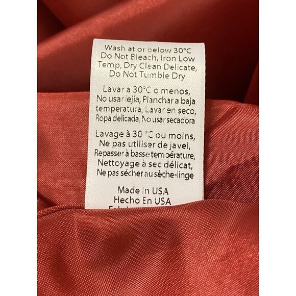 Autumn Adeigbo Fleur Sz 4 Dress Red Black Georgette Butterfly Designer Luxury - Picture 8 of 12